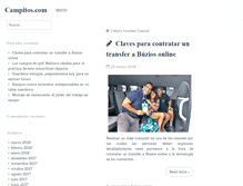 Tablet Screenshot of campitos.com